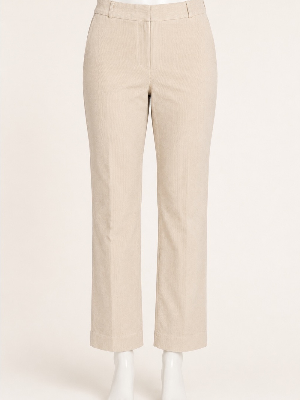 Banana Republic Neutral Straight-Leg Pants in Light Beige